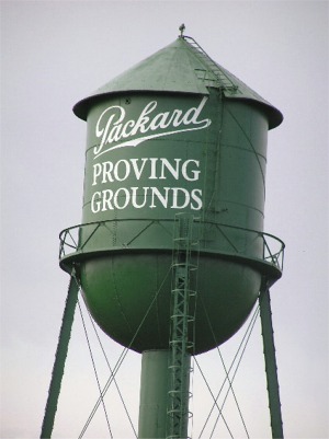 Packard Proving Grounds - Water Tower Now From Shelby History Website (newer photo)